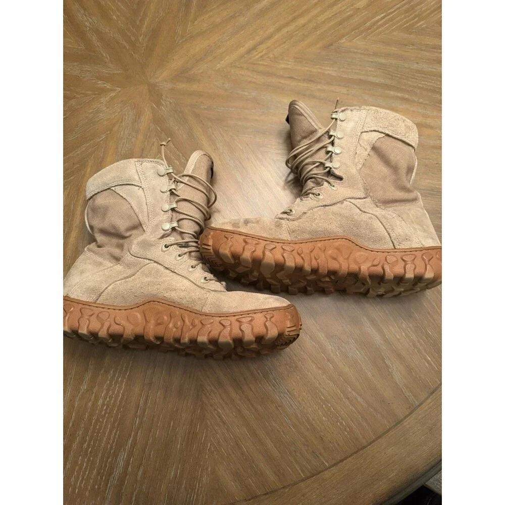 Rocky S2V Special Ops Boots Men 9.5 R Tactical Coyote Tan Military
